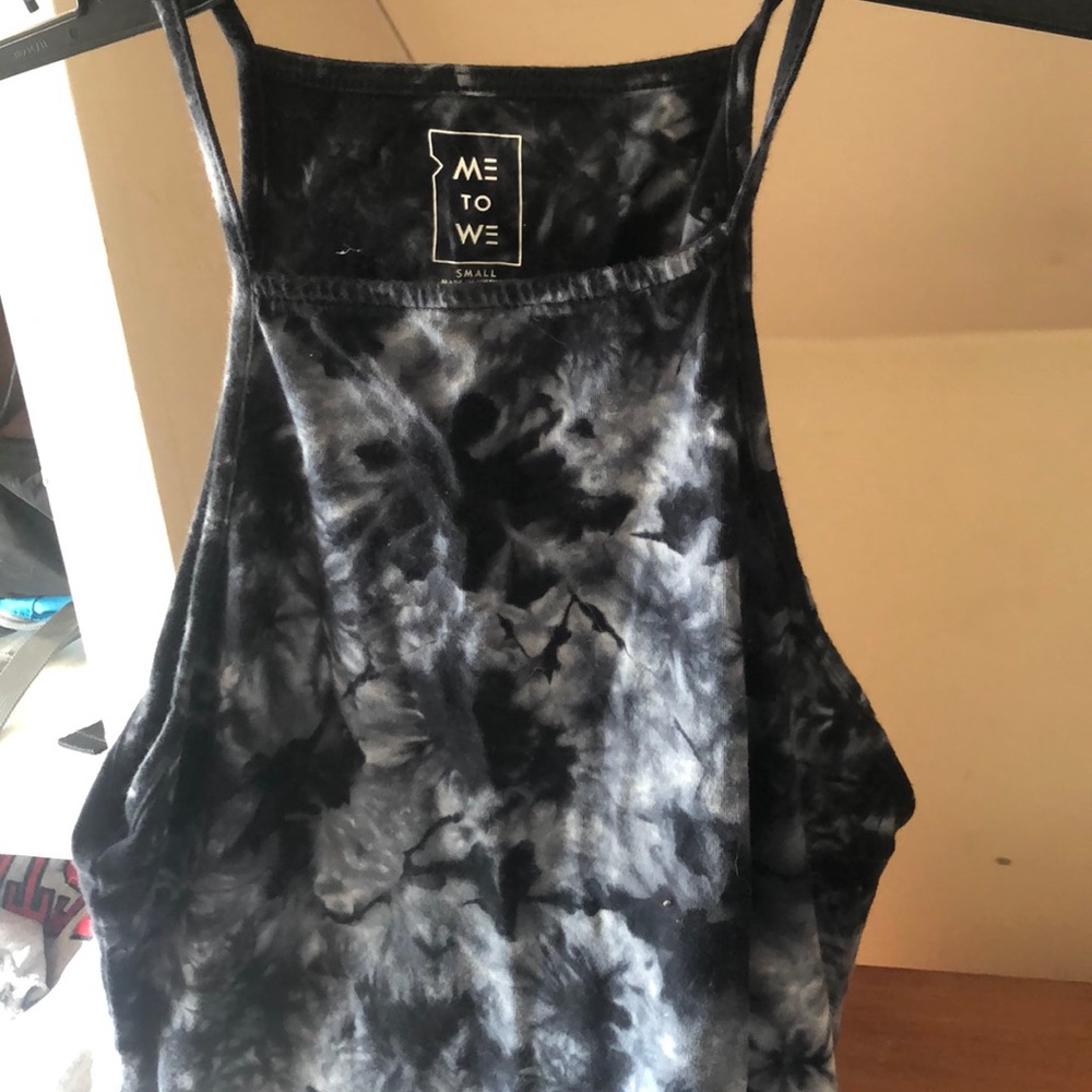 Blue Tie Die Body Suit